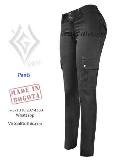 metalhead rocker female black unicolor pants pockets apparel clothing women economic maine augusta utah salt lakecity