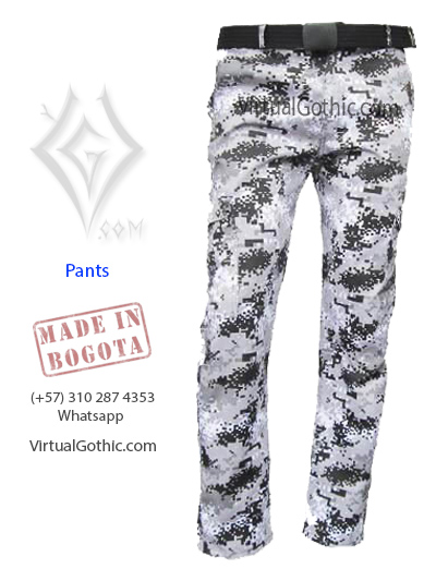 pixelated grey drill pockets pants men clothing salesonline metalhead rocker atlanta georgia hawaii honolulu